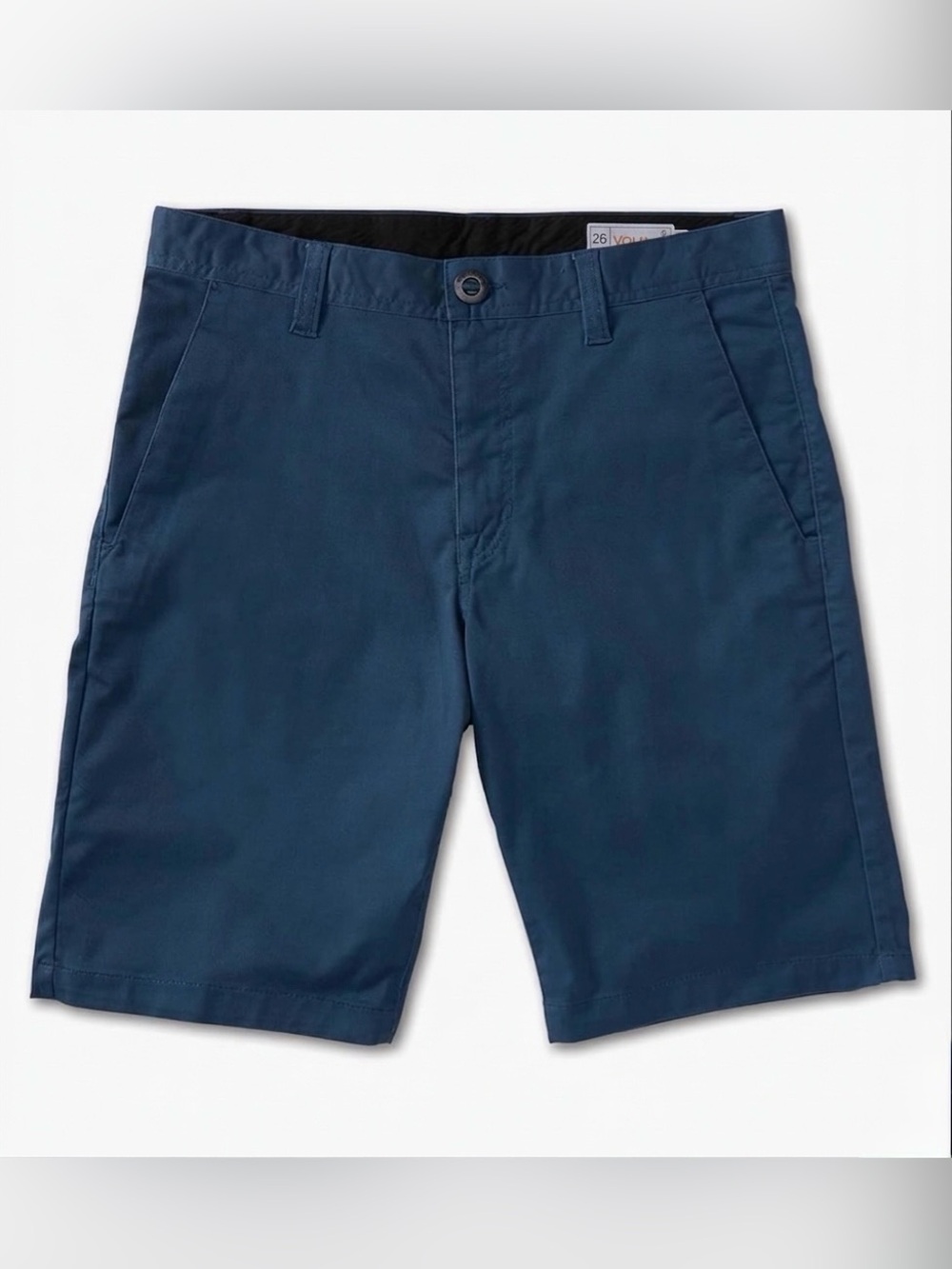 Volcom Boys Frickin Chino Shorts Size 26 Blue